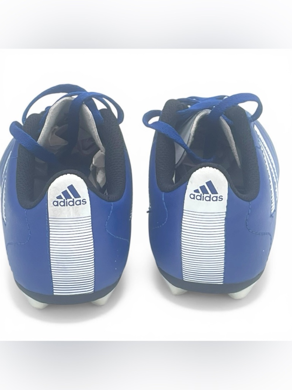 Adidas Blue Soccer Cleats Kids US 1 EU 32 Football FG Youth Lightweight - Picture 5 of 7
